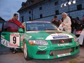 Rallye Český Krumlov: Představení posádek v pivovaru Eggenberg - Cais / Ondrejčík